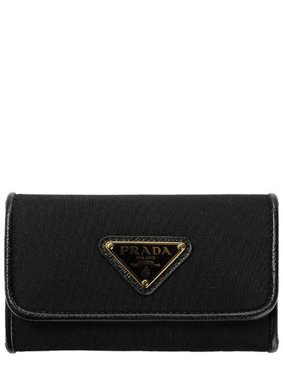 Triangle Logo Key Holder Black - PRADA - BALAAN 2