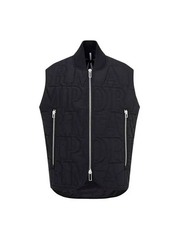 Men s logo stitch zip up padded vest black 271618 - EMPORIO ARMANI - BALAAN 1