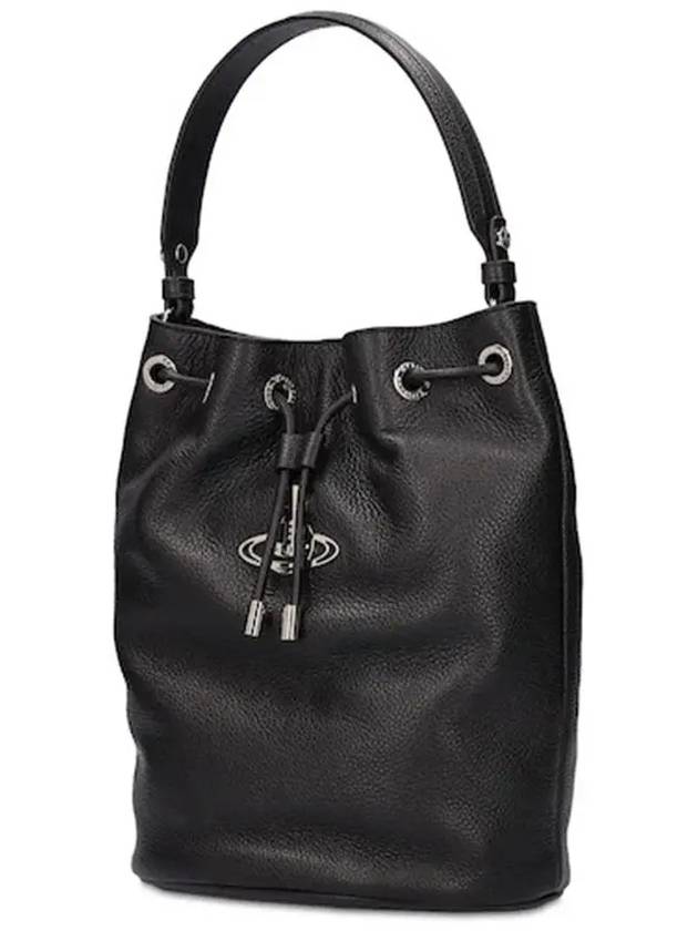 CARRIE Carrie Grain Leather Bucket Shoulder Bag - VIVIENNE WESTWOOD - BALAAN 2