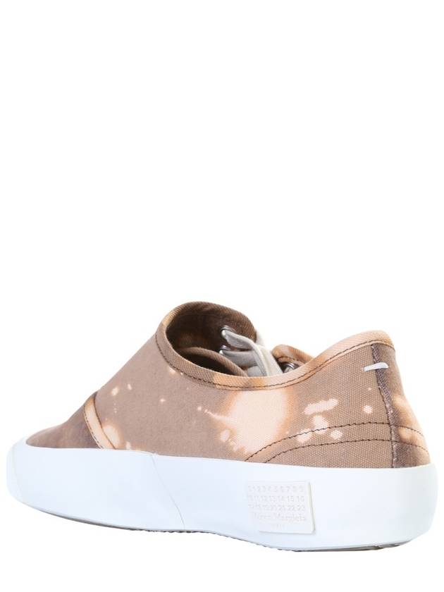 Men's Splice Low Top Sneakers Brown - MAISON MARGIELA - BALAAN 3