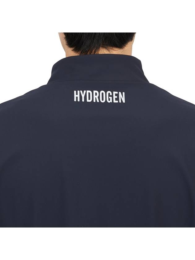 women's brushed zip-up jacket navy - HYDROGEN - BALAAN 10