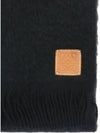 Muffler Scarf F655254X01 1100 Black - LOEWE - BALAAN 2