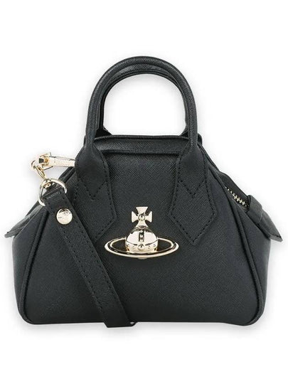 ORB Plaque Small Tote Bag Black - VIVIENNE WESTWOOD - BALAAN 2