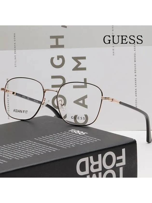 Glasses frame GU2916D 033 square light glasses Asian fit - GUESS - BALAAN 2