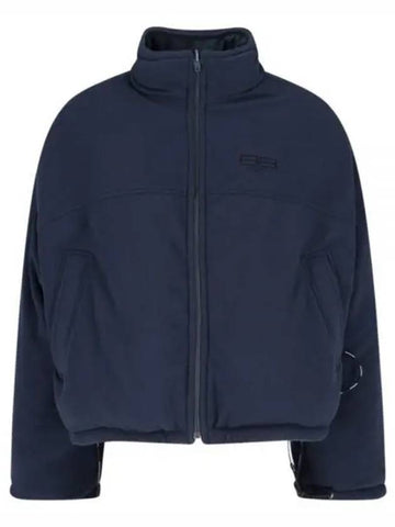 Oversized padded zip up jacket navy 704507 TMQ04 - BALENCIAGA - BALAAN 1