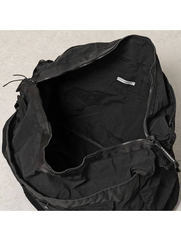 Plain Paper Touch Duffel Bag Black - CP COMPANY - BALAAN 4