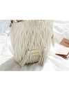 Matelasse Nappa Leather Bucket Bag White - MIU MIU - BALAAN 4