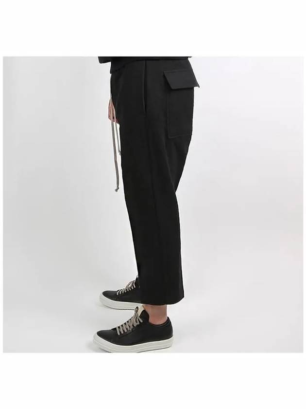 Astaire Cropped Baggy Pants Black - RICK OWENS - BALAAN 4