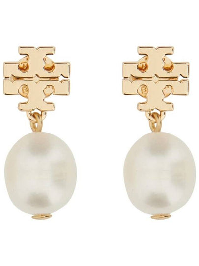 Kira Pearl Drop Earrings Gold - TORY BURCH - BALAAN 2