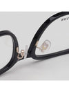 Titanium Glasses Frame BY5069H 001 Horned Square Men Women Black - BALLY - BALAAN 6