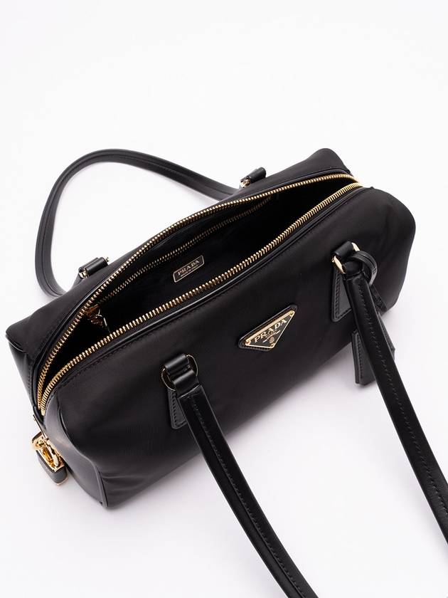 Prada Re-Nylon And Leather Small Handbag - PRADA - BALAAN 2