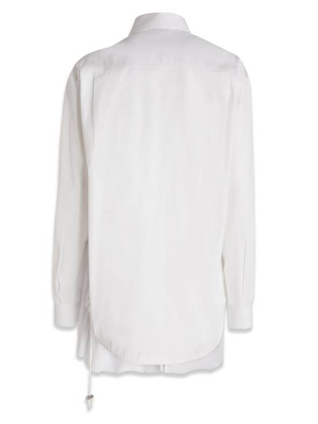 Layered Effect Buttoned Long Sleeve Shirt White - DIESEL - BALAAN 3