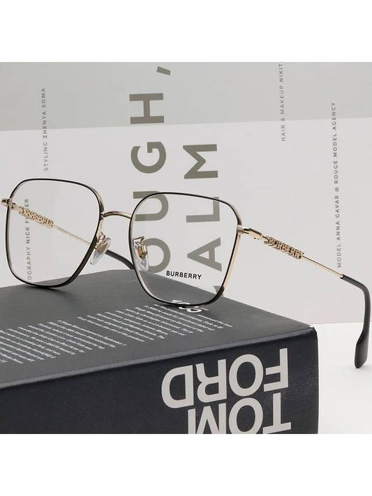 Glasses frame BE1382D 1326 Asian fit metal square fashion - BURBERRY - BALAAN 2