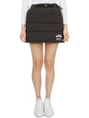 Women's Padded H-Line Skirt Black - HORN GARMENT - BALAAN 1