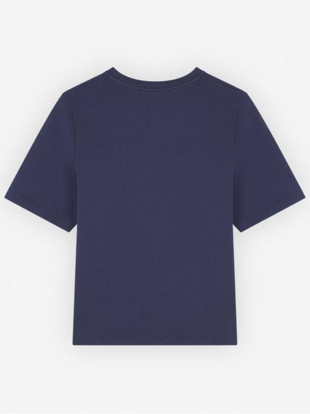 Bold Fox Head Patch Short Sleeve T-shirt Ink Blue - MAISON KITSUNE - BALAAN 3