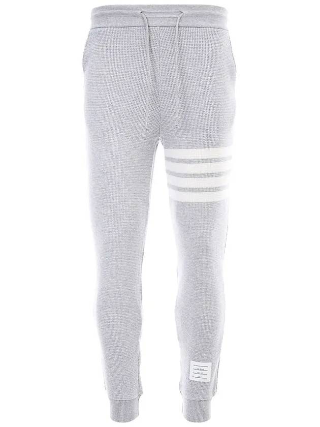 4-Bar Knitted Track Pants Grey - THOM BROWNE - BALAAN 2