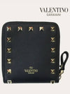 Rockstud zip round bi-fold wallet black UW2P0U16 BOL 0NO - VALENTINO - BALAAN 2