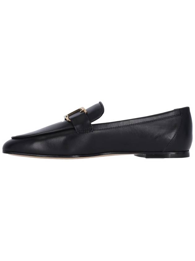 Tods T Timeless Leather Loafers Black - TOD'S - BALAAN 4