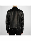 RU01D3743 LNV 09 Lido Alice Strobe Leather Jacket - RICK OWENS - BALAAN 4