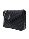 Matelasse Lulu Quilted Small Shoulder Bag Black - SAINT LAURENT - BALAAN 3