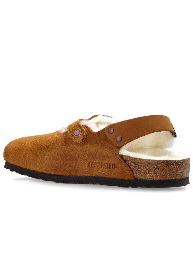 Tokio Shearling Suede Sandals Brown - BIRKENSTOCK - BALAAN 4