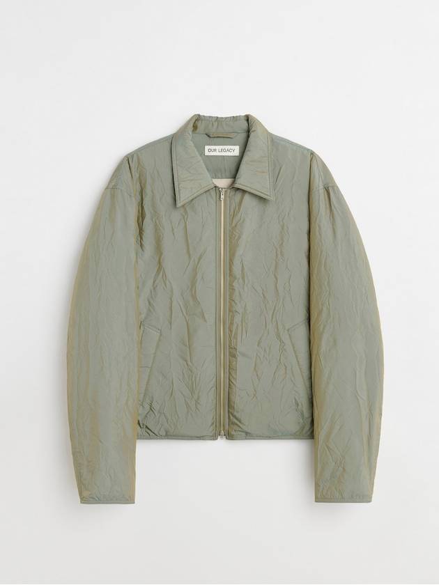 Slight Crinkle Solaro Shining Jacket Olive - OUR LEGACY - BALAAN 2