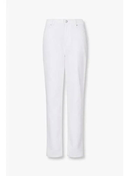 Women s Logo Stitched Boyfriend Jeans White - ARMANI EXCHANGE - BALAAN 1