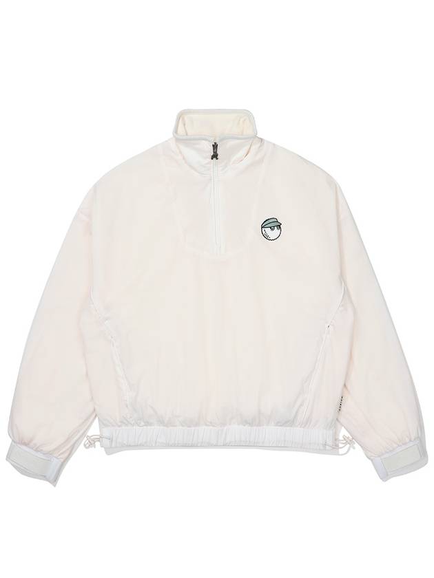 Soft Utility Anorak IVORY WOMAN - MALBON GOLF - BALAAN 1