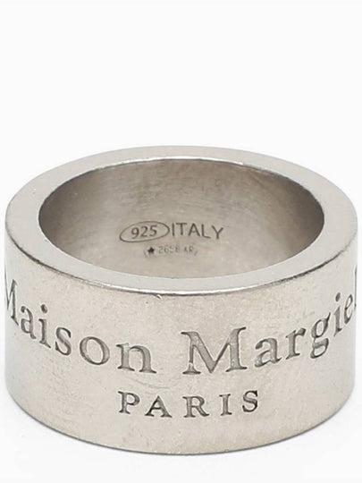 Engraved Logo Ring Silver - MAISON MARGIELA - BALAAN 2