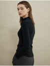 Wool Half Turtleneck Black - MANAVIS7 - BALAAN 3