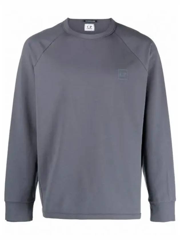 Metropolis Series Stretch Fleece Pocket Sweatshirt Turbulence - CP COMPANY - BALAAN 2