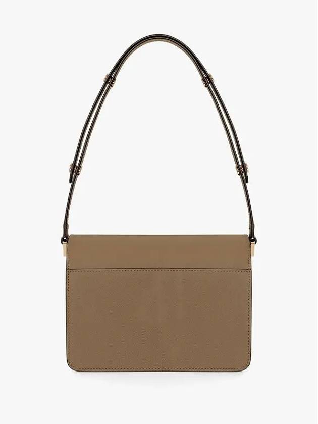 Saffiano Trunk Medium Shoulder Bag Brown - MARNI - BALAAN 4