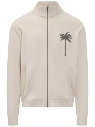 Palm Angels Palms Knit Track Top - PALM ANGELS - BALAAN 1