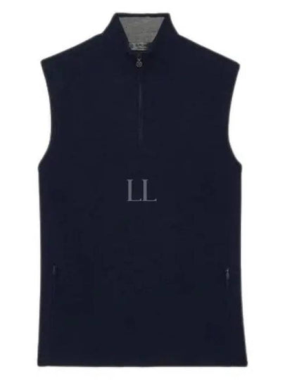 Men's Merino Wool Tech Lined Slim Fit Dunes Vest Navy - G/FORE - BALAAN 2