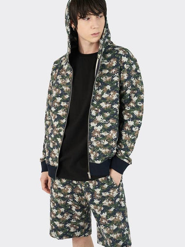 Pixel camo Hoodie Zip up Gray - AOX - BALAAN 1