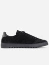 2.0 Arrow Logo Suede Low Top Sneakers Black - OFF WHITE - BALAAN 5