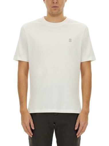 Brunello Cucinelli T-Shirt With Logo - BRUNELLO CUCINELLI - BALAAN 1