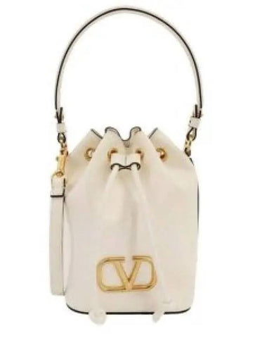 4W0P0Z44 VNL 098 4W2P0Z44 Signature V bucket bag 1206923 - VALENTINO - BALAAN 1