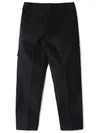 Ghost Piece O Ventile Cargo Straight Pants Black - STONE ISLAND - BALAAN 3