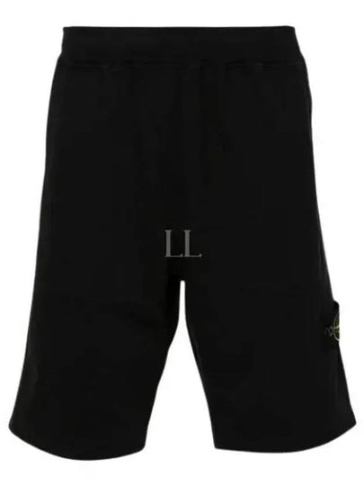 Compass Badge Track Shorts Black - STONE ISLAND - BALAAN 2