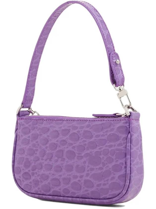 Mina Rachel Mini Shoulder Bag Purple - BY FAR - BALAAN 5