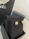 CC logo earrings square crystal earrings gold ABC831 - CHANEL - BALAAN 2