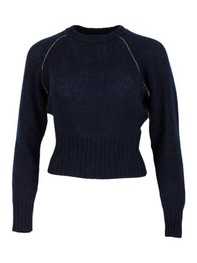 Sweater MAD264F052N9005144 BLUE - FABIANA FILIPPI - BALAAN 1