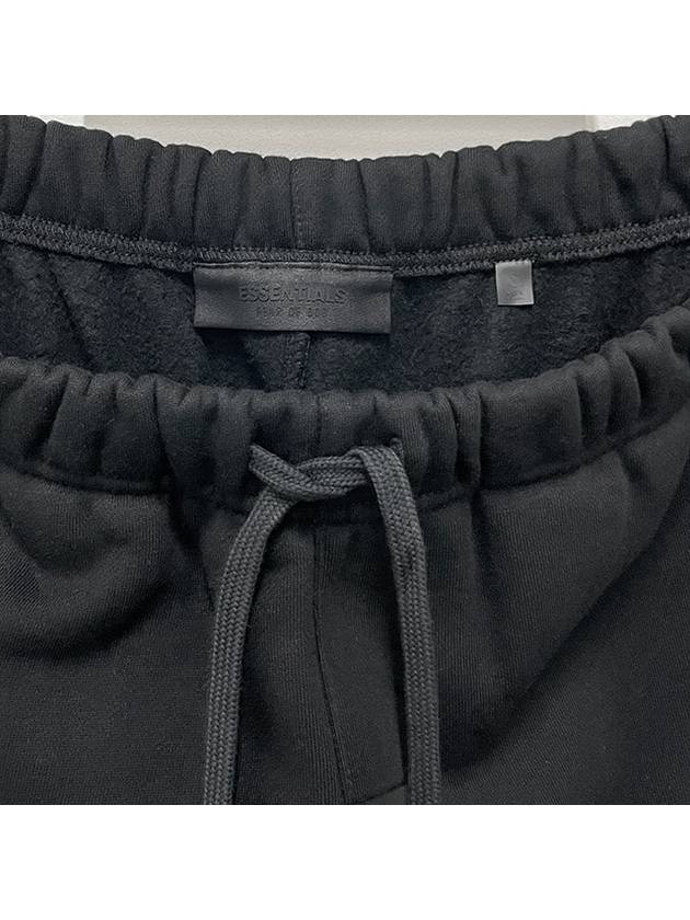 Logo Fleece Relaxed Track Pants Black 130BT244320F - FEAR OF GOD ESSENTIALS - BALAAN 8