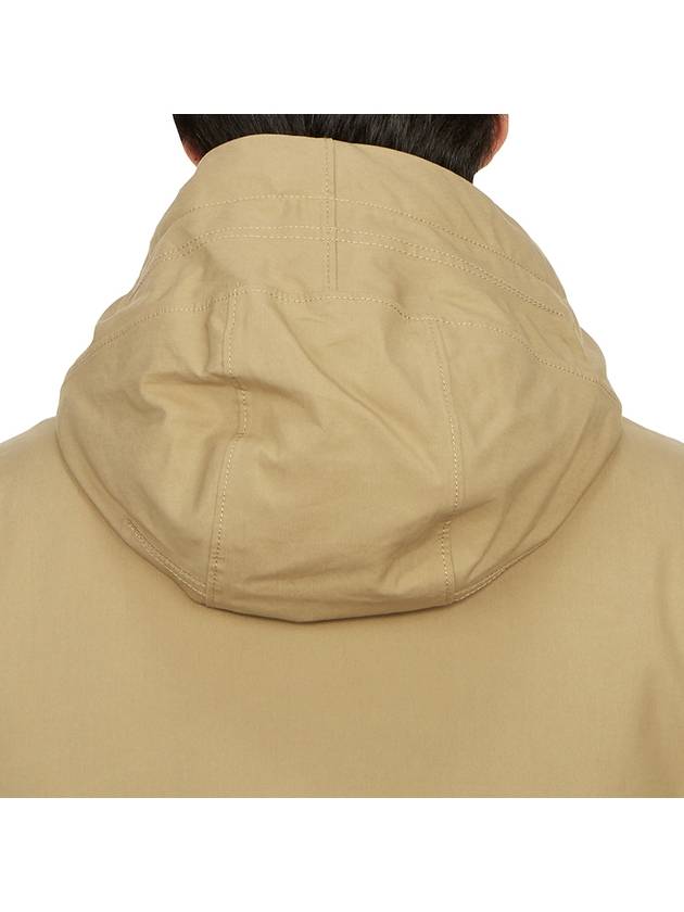 Ghost Piece Nylon Hooded Jacket Beige - STONE ISLAND - BALAAN 10