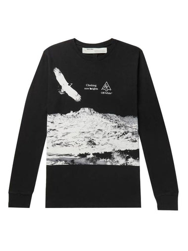 Print Detail Sweatshirt Black - OFF WHITE - BALAAN 1