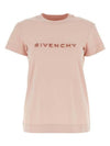 Cotton 4G Slim Fit Short Sleeve T-Shirt Pink - GIVENCHY - BALAAN 2