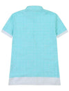 Printed Nylon Span Golf T-Shirt MINT - WHITEBALL - BALAAN 3