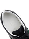 Men's Ace GG Crystal Canvas Low Top Sneakers Black - GUCCI - BALAAN 8