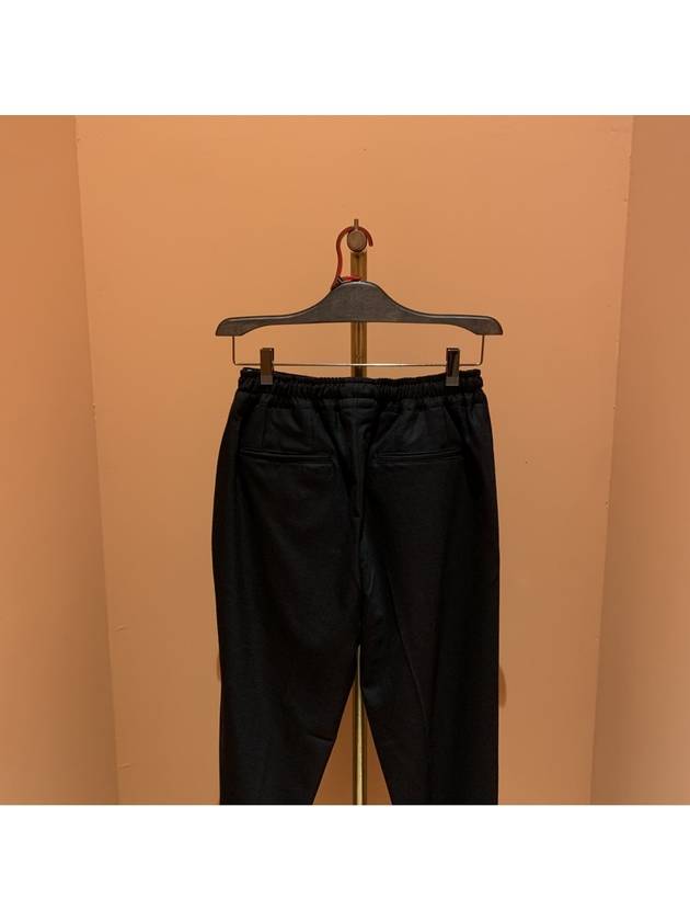 Side Pocket Banding Straight Pants Black - KITON - BALAAN 7